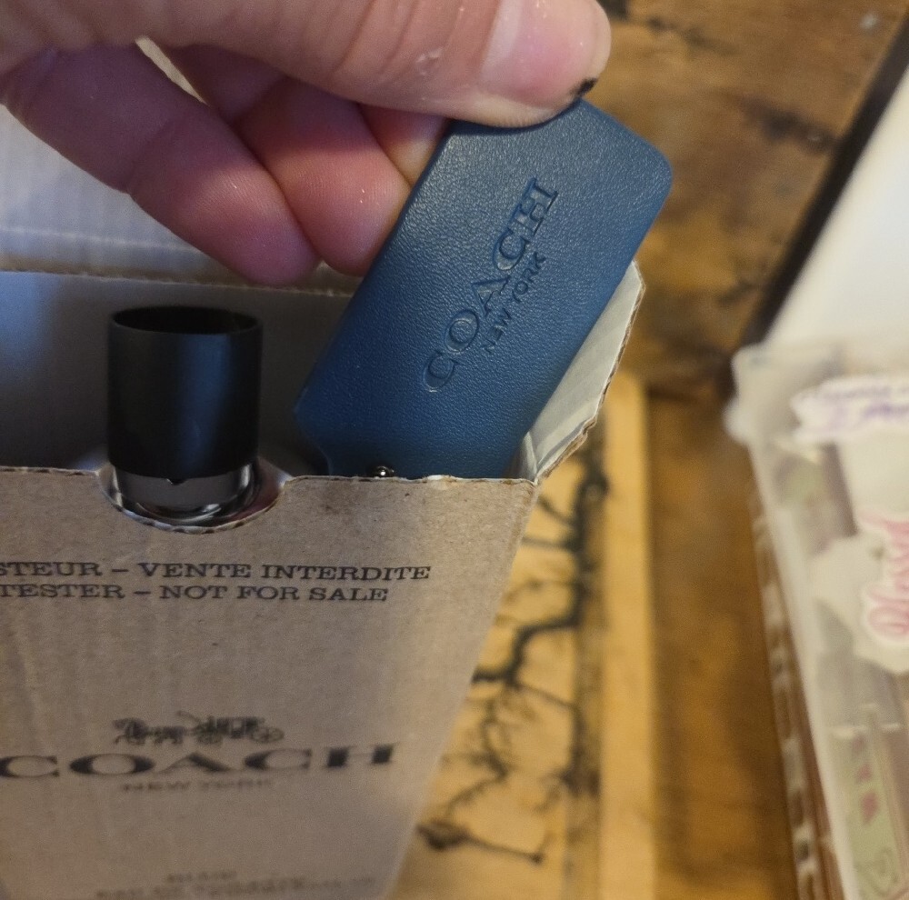 Coach Blue NIB TESTER BOX FULL SIZE - Picture 5 of 5